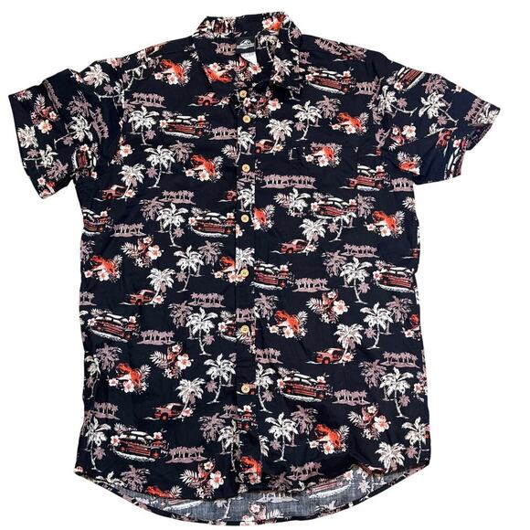 Jurassic World Other - Jurassic World Men's Hawaiian Style Button Down- L